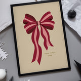 Elegant Striped Bow