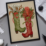 Festive Cowboy Boots