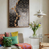 Abstract Gold Marble Cubes