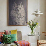 Vintage Meow Portrait