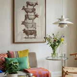 Whimsical Cow Stack