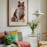 Retro Tennis Cat