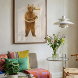 Whimsical Tuba Bear
