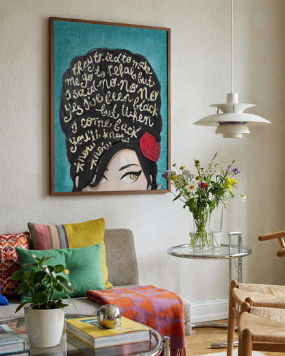 Graphic Beehive Portrait