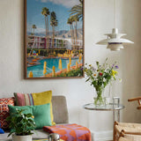 Colorful Desert Oasis