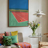 Tennis Court In the Desert