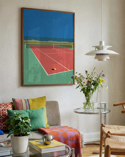 Tennis Court In the Desert