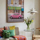 Vintage Pink Beetle Street