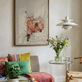 Vintage Red Vespa Art