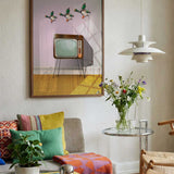 Retro TV Flying Ducks