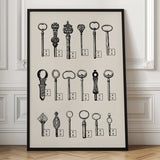 Antique Key Collection