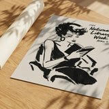 Chic Woman Reading