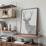 Elegant Patterned Stag