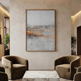 Golden Gray Abstract Layers