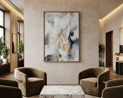 Golden Abstract Flow