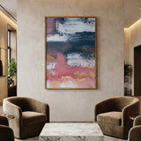 Gold Blush Abstract Layers