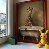 Whimsical Giraffe Bath
