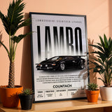 Lamborghini Countach LP400S Poster