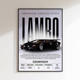 Lamborghini Countach LP400S Poster