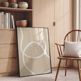 Flowing Beige Curves