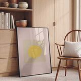 Minimalist Yellow Oval