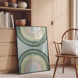 Muted Rainbow Shapes