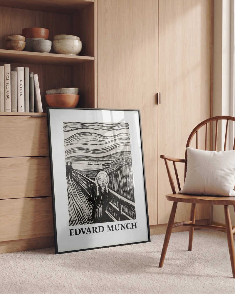 Skriet- The Scream - Monochrome Version