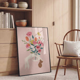 Floating Woman Floral Dream
