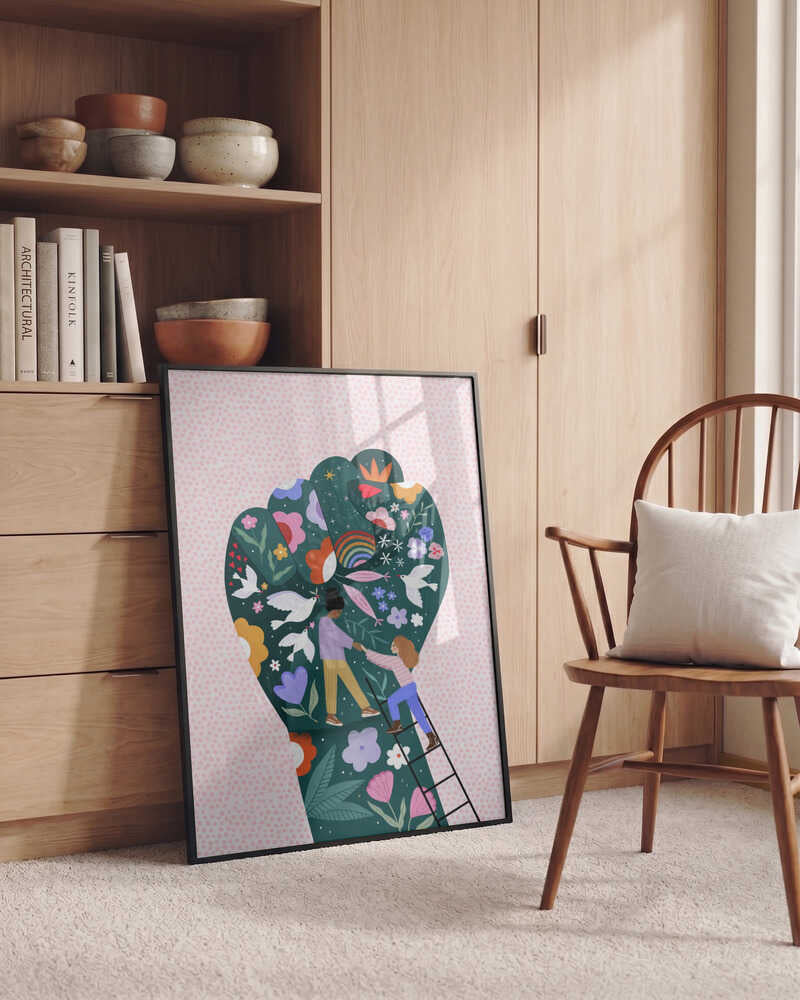 Empowering Floral Fist