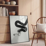 Zen Brushstroke Line