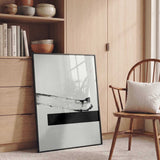 Dynamic Black Brushstroke