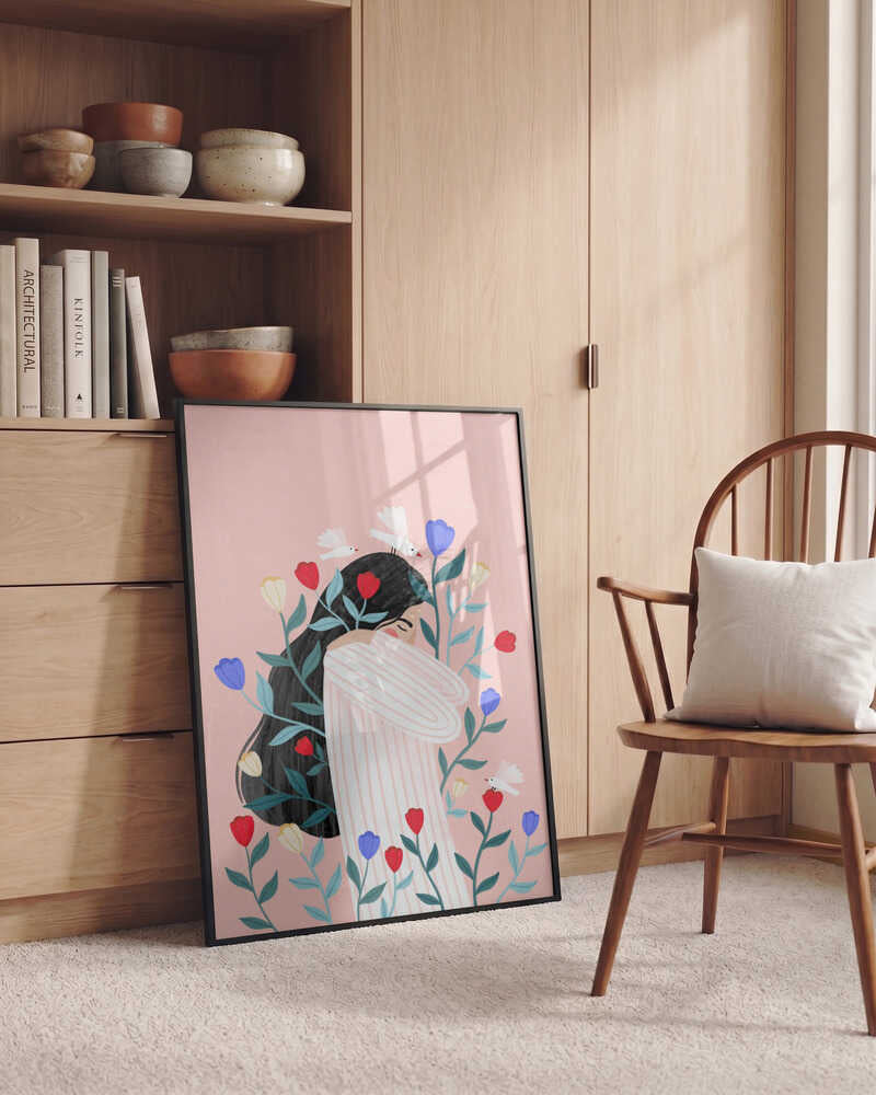 Floral Self Embrace