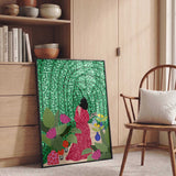 Girl At Her Garden