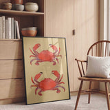 Vibrant Red Crabs