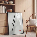 Black Line Red Dot
