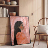 Peaceful Woman Profile