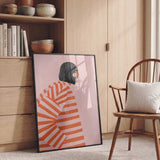 Woman in Stripes