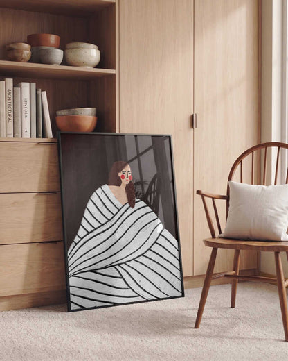 Quiet Striped Portrait
