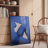 Serene Blue Figure