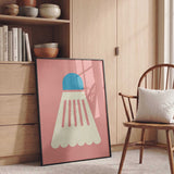Badminton White Blue