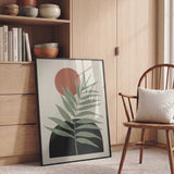 Terracotta Sun Palm Leaf