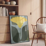 Abstract Yellow Bloom