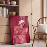 Serene Praying Woman