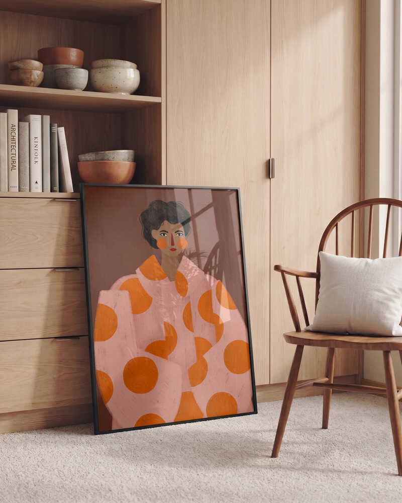 Polka Dot Fashion Portrait