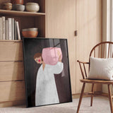 Serene Woman Carrying Basket