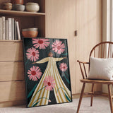 Joyful Woman In Bloom
