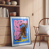 Dynamic Tiger Pop Art