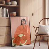 Woman Holding Oranges