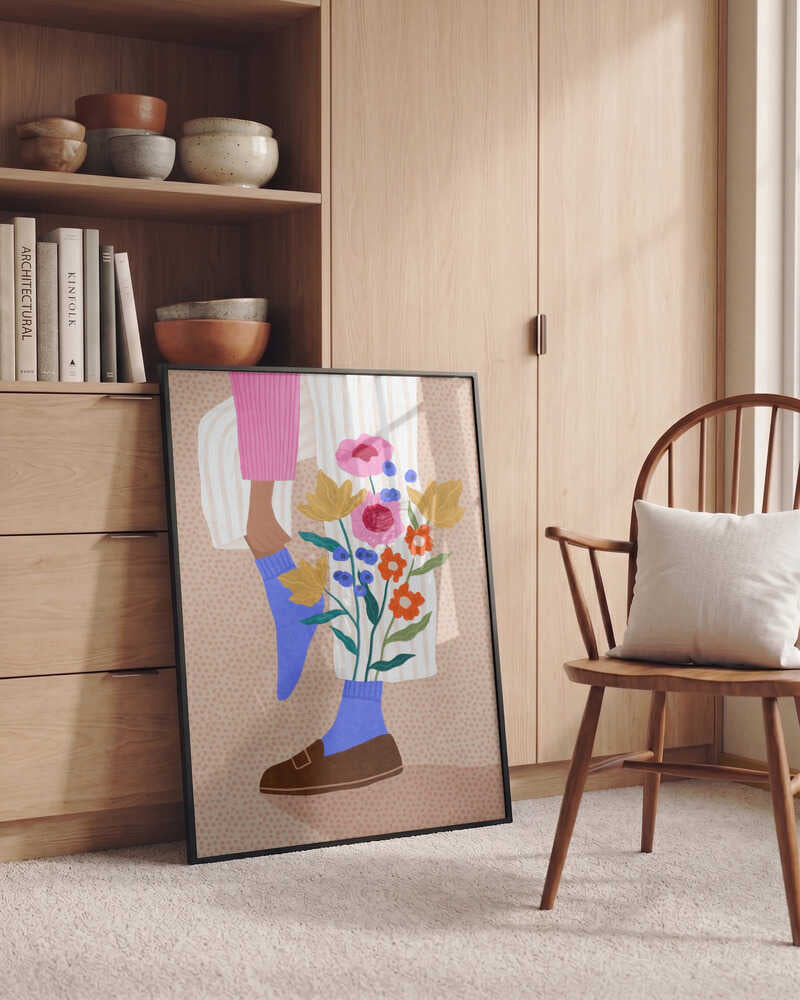 Whimsical Flower Legs