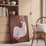 Cozy Dotted Woman